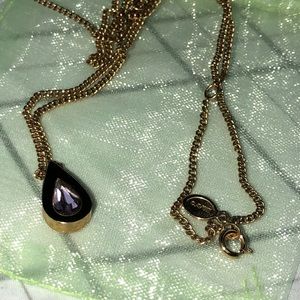 Avon tear drop necklace